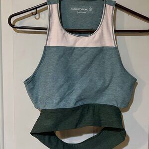 Outdoor Voices Womens Crop Top/Longline Sports Bra